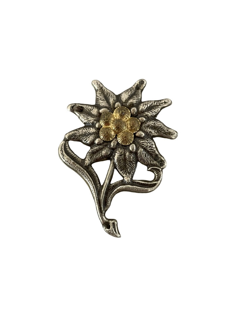 Wehrmacht bergtroepen pet badge Edelweiss