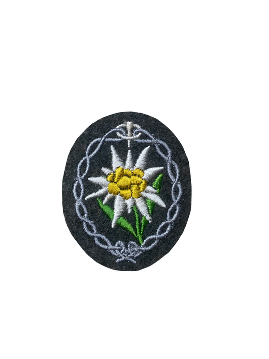 WWII Duitse Gebirgsjäger Edelweiss Badge