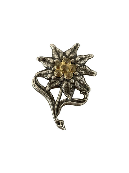 Wehrmacht bergtroepen pet badge Edelweiss