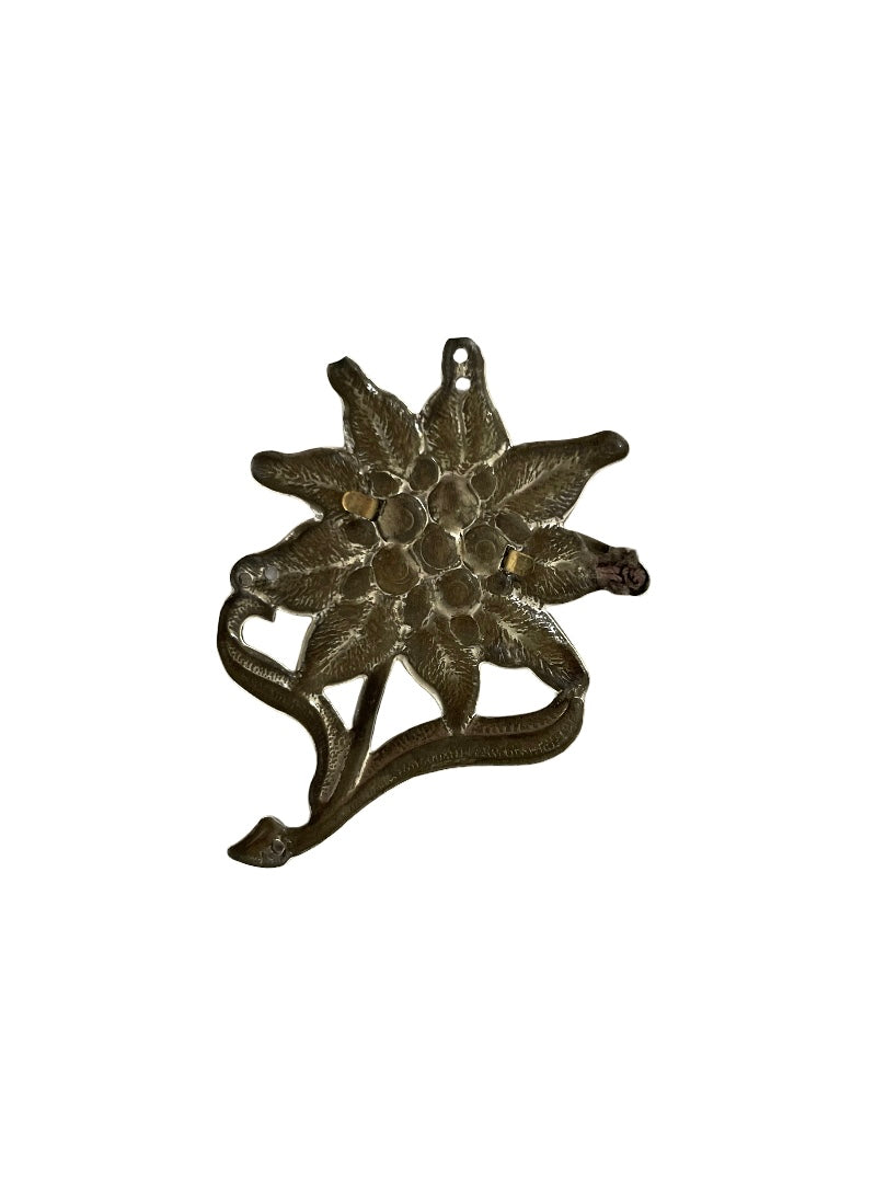 Wehrmacht bergtroepen pet badge Edelweiss